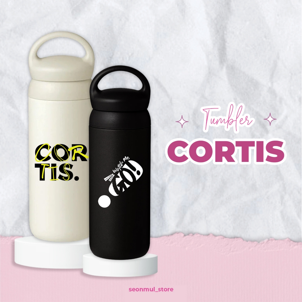CORTIS TUMBLER / ขวดดื่ม CORTIS / แก้วน้ําแบบตะขอสําหรับเดินทาง / แก้วน้ําสี CORTIS