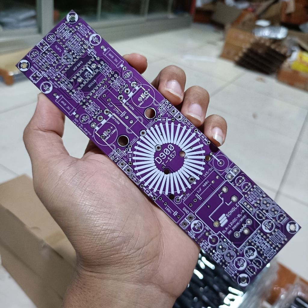 PCB classD900 plus ตัวป้องกันลําโพง pcb class D900