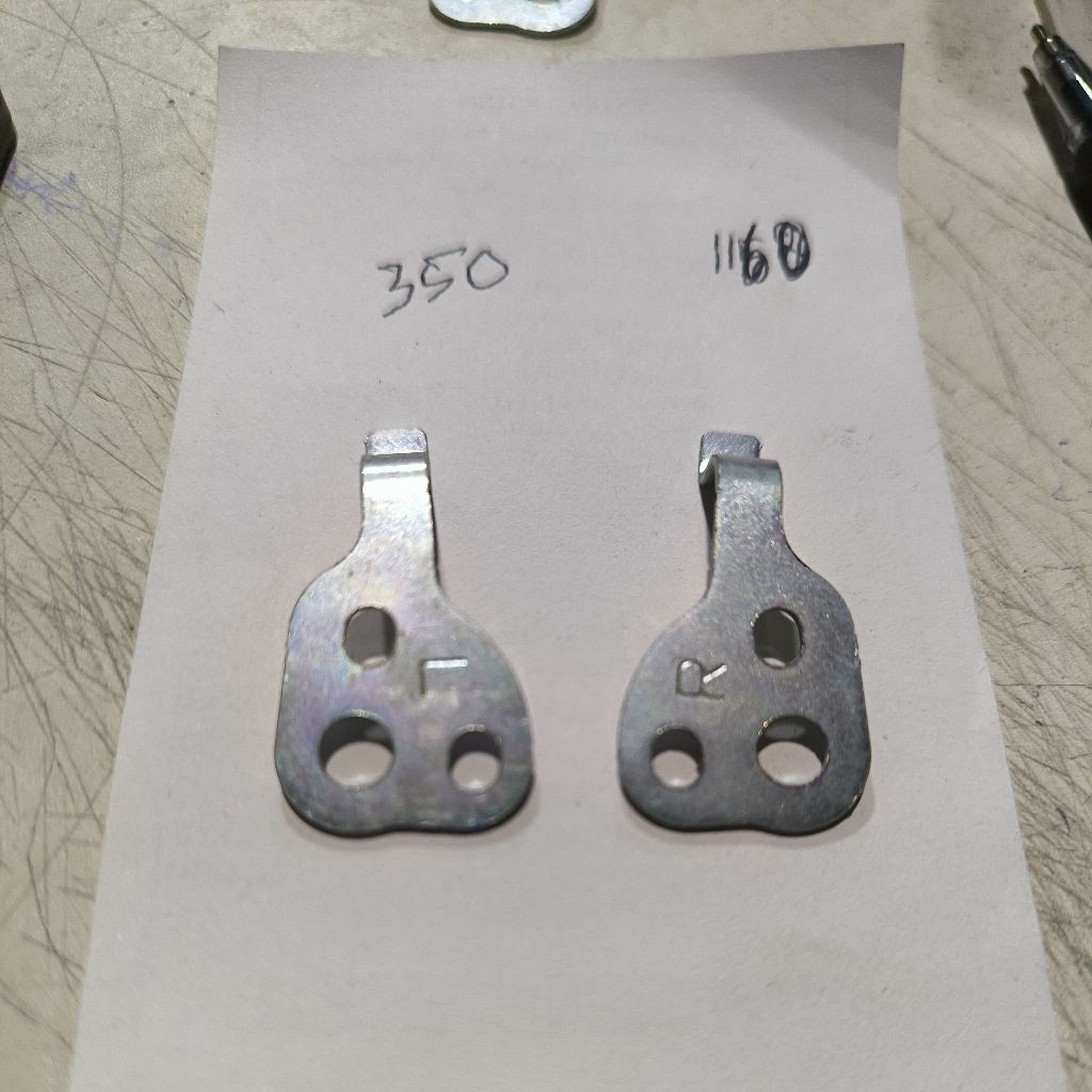 BLK pcx160 แผ่นสเต็ปเดิมหาย pck ชุด L/R