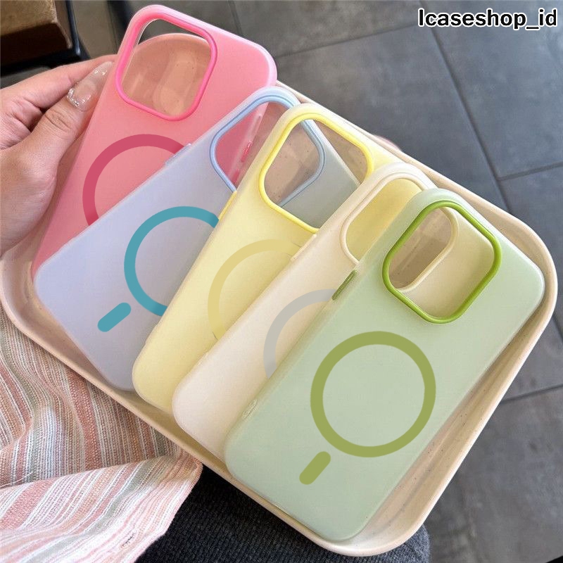 สําหรับ XIAOMI REDMI หมายเหตุ 7 8 9 10 11 12 13 14 POCO X3 X6 PRO 4G 5G เจลลี่สี 2 IN 1 MAGSAFE PAST