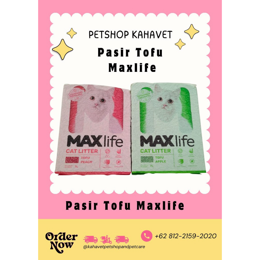 MAXLIFE TOFU CAT LITTER 7 ลิตร