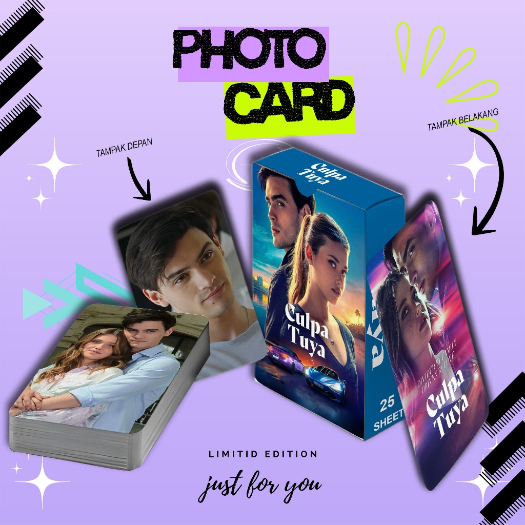 NOAH และ NICK CULPA TUYA /YOUR FAULT PREMIUM PHOTOCARD SET 25 แผ่นฟรีกล่อง