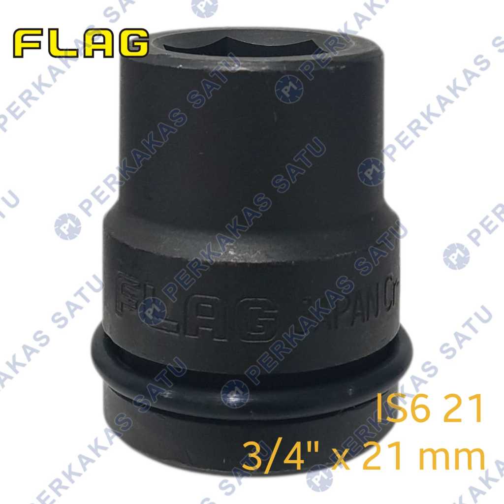 MATA HEAVY IMPACT SOCKET BIT 3/4" X 21MM FLAG JAPAN IMPACT SOCKET SHOCK 3/4 DRV X 21 MM