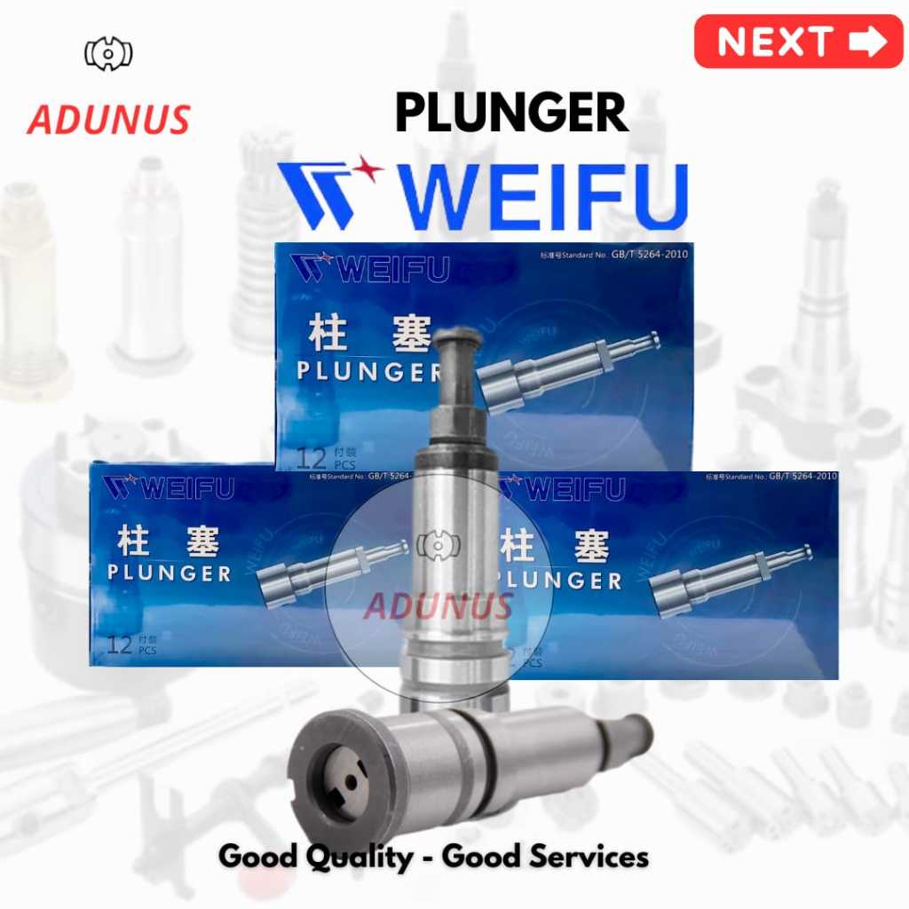 WEIFU U3033 XZ10W20 Plunger (A832) ปั๊มดีเซลหัวฉีดน้ํามันเชื้อเพลิงหัวฉีด