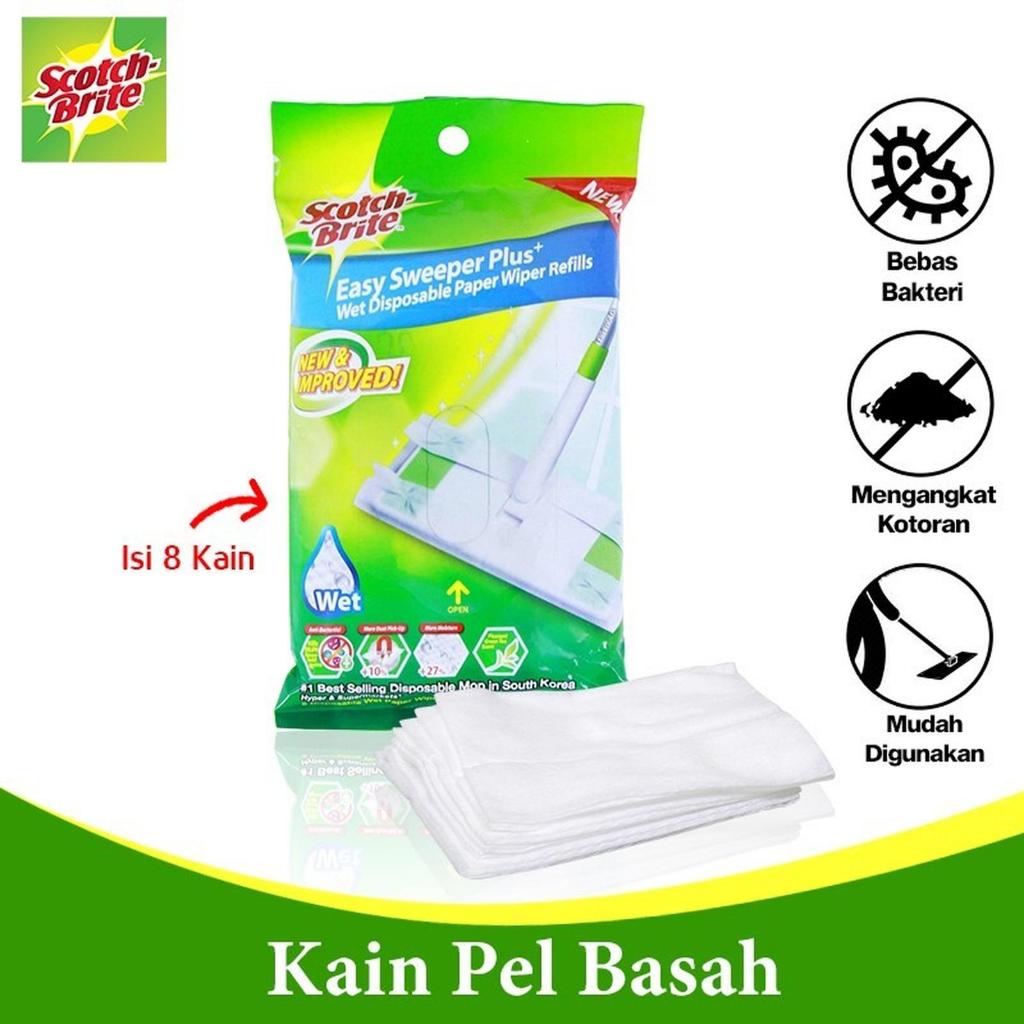 3M Scotch-Brite Easy Sweeper Plus รีฟิลแบบเปียก