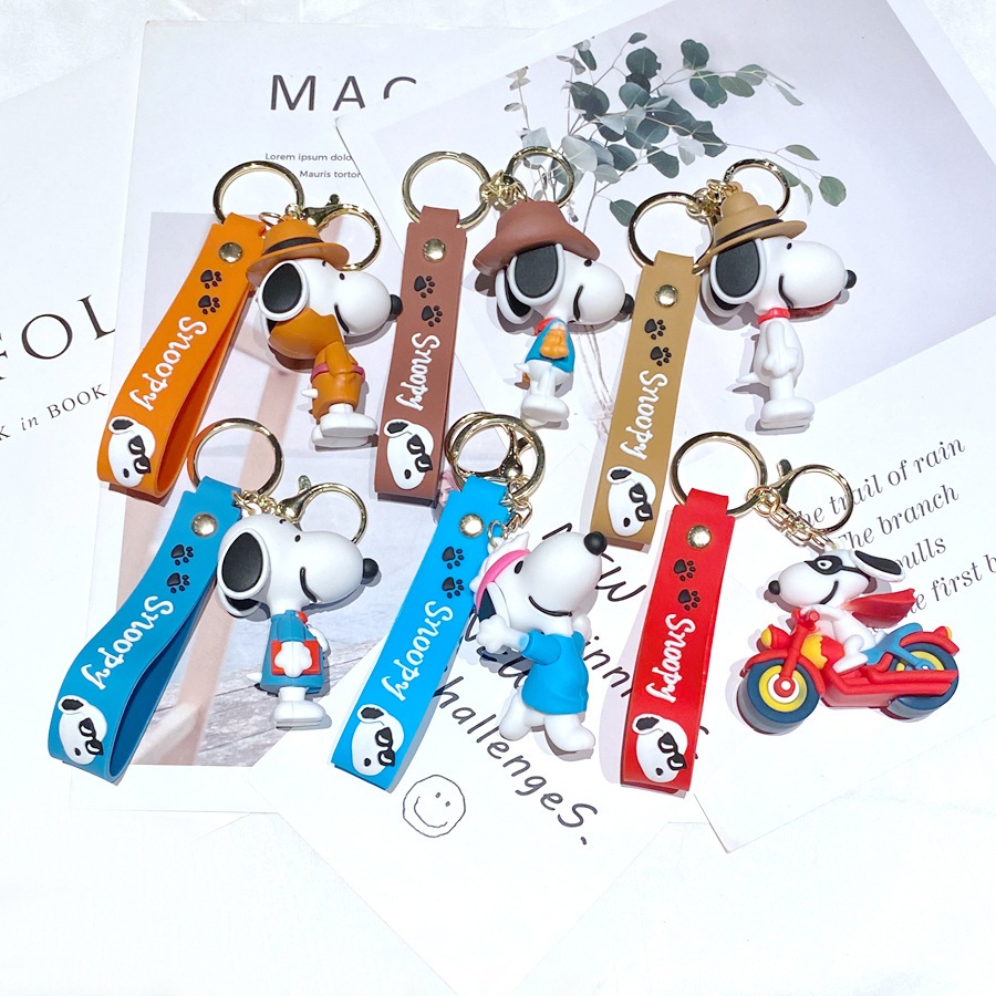 GANTUNGAN พวงกุญแจ Snoopy พวงกุญแจพวงกุญแจรถพวงกุญแจการ์ตูนน่ารัก