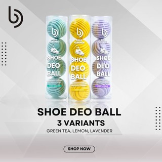 Boss Cleaner Shoe Deo Ball - Deodorant Penghilang Bau Sepatu 3 Varian Wangi Green Tea Lemon Lavender