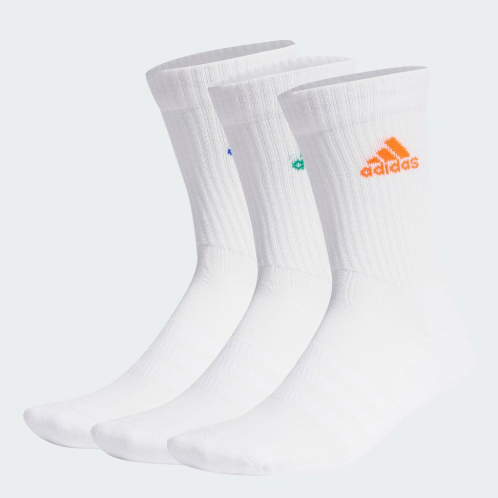 Adidas Cushioned Crew Socks 3 คู่ IC1314 ORIGINAL