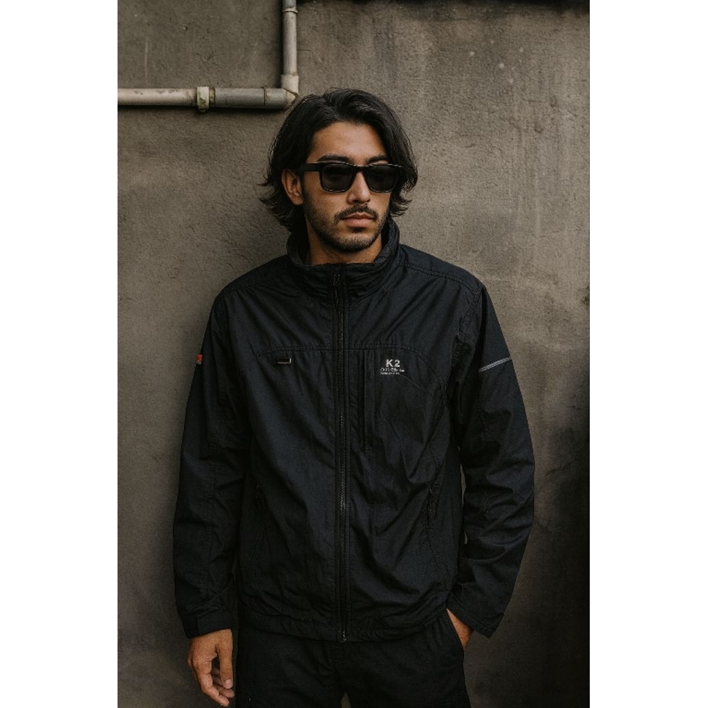เสื้อแจ็คเก็ตกันลมกลางแจ้ง K2 RUSH HOUR 0R1 ไซส์ L (P73 x L57)