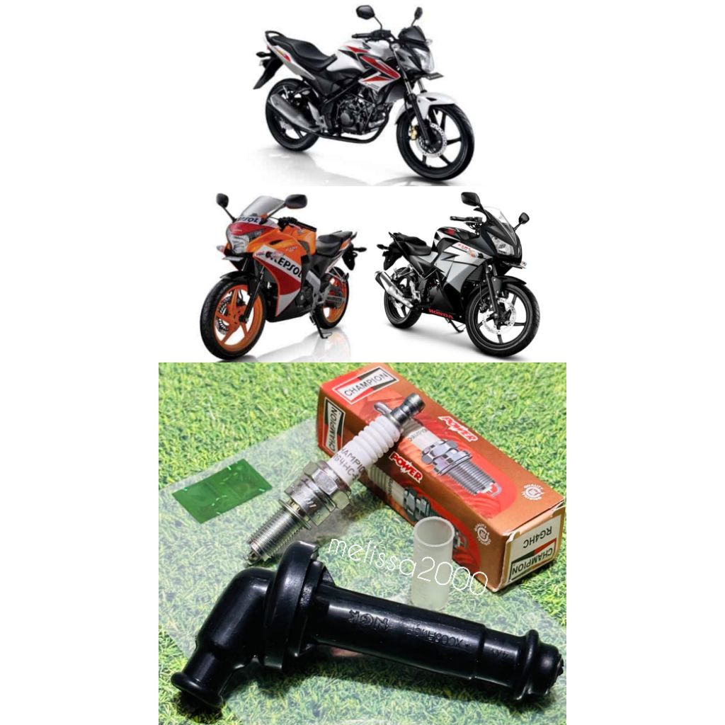 Champion Racing RG4HC หัวเทียน + ฝาหัวเทียน KPP NGK CBR150R CBU CBR150R K45 OLD CB150R StreetFire K1