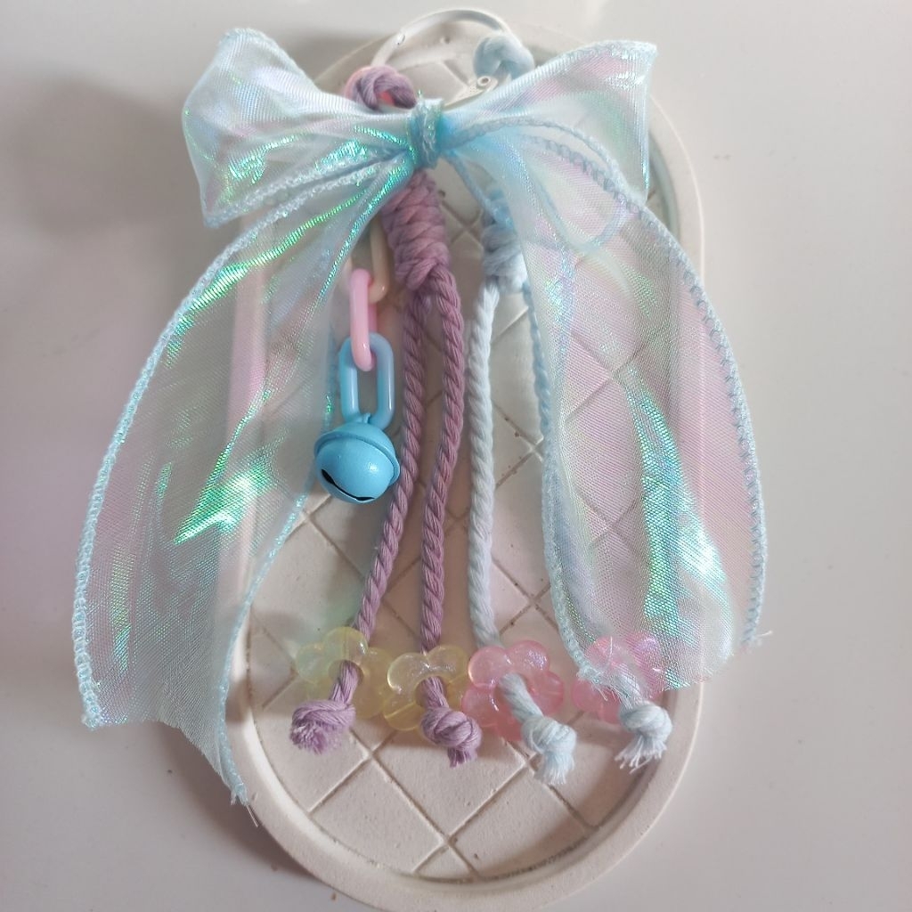 GANTUNGAN Cillabagcharm Ribbon Bag Hanger Ribbon coquette/Bag Charm Ribbon coquette