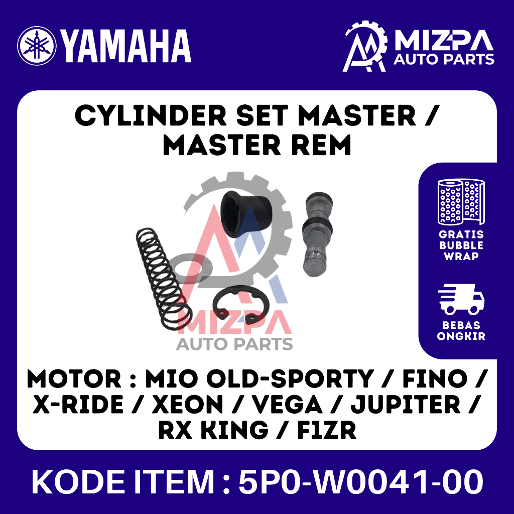 YAMAHA 5P0-W0041-00 ชุดกระบอกสูบ Master เบรค Mio Old Sporty Fino X-Ride Xeon Vega Jupiter RX King F1