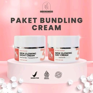 Ls Skincare Bundling 2 Pcs Day Night Cream Brightning Susah Putih Brightning Reborn Elstm