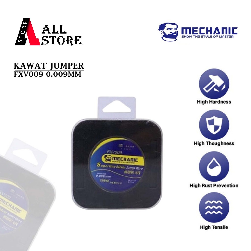 ช่าง FXV009 JUMPER WIRE 0.009MM (200M) SILVER - JUMPER WIRE MACHANIC SERVICE TOOL FXV009 เดิม