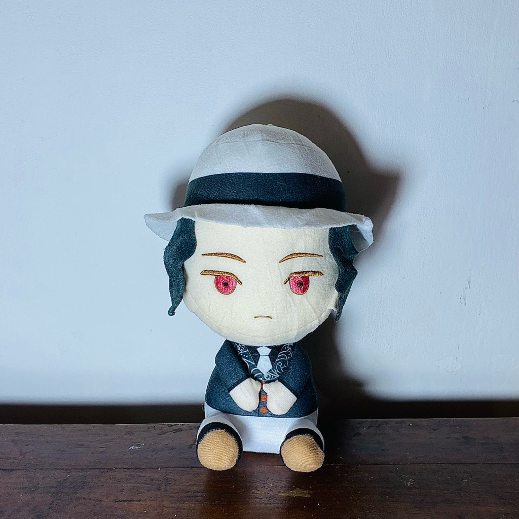 Demon Slayer Kimetsu ไม่มี Yaiba Muzan Kibutsuji Pofutto Big Plush Official Merch ตุ๊กตา Muzan อะนิเ