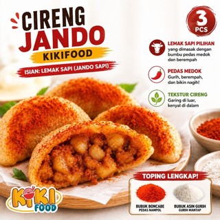 Cireng Jando Pedas Isian Full Ukuran Jumbo Isi 3 Pcs