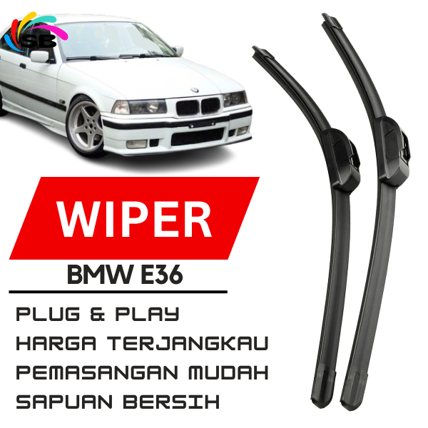 BMW E36 FRAMELESS WIPER ด้านหน้าขวา E36 WIPER รถ BMW
