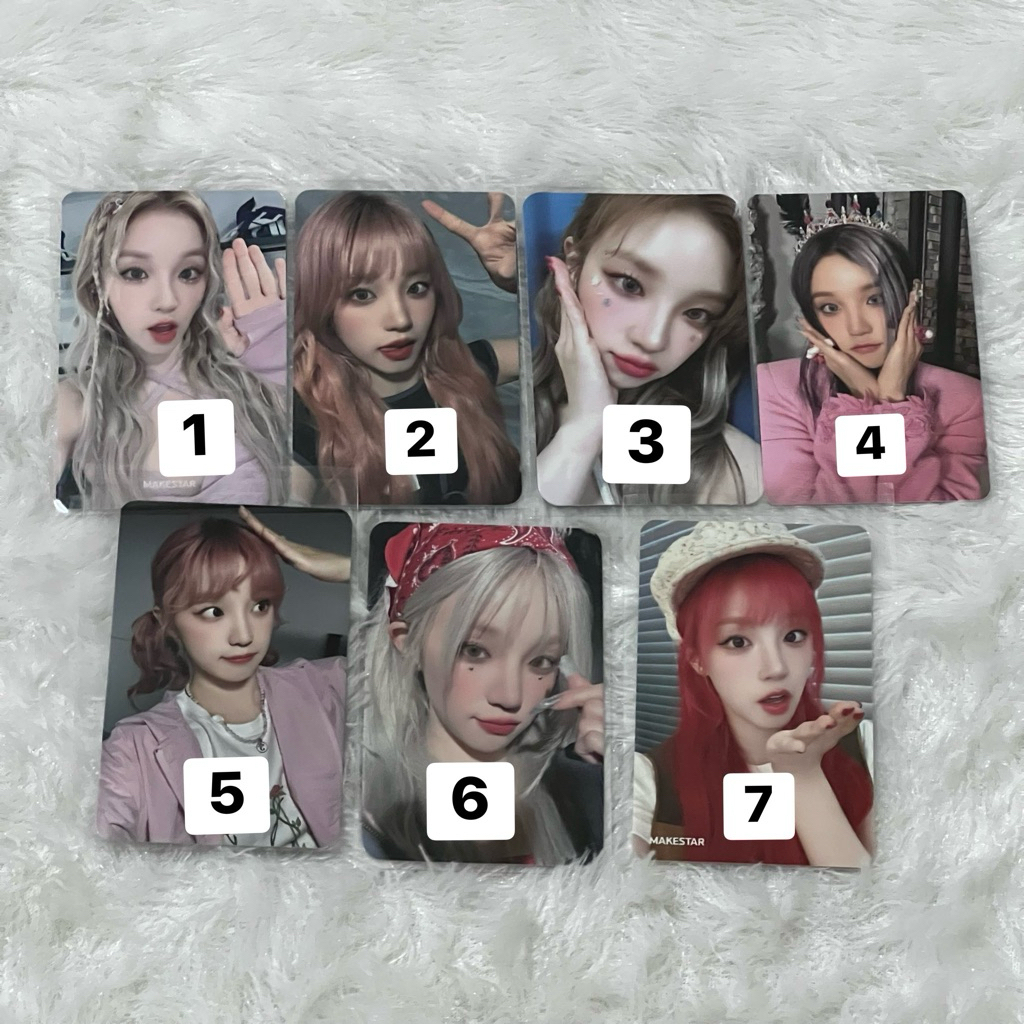 Photocard (PC) I-DLE SONG YUQI อย่างเป็นทางการ (G)I-DLE GIDLE POCA ตอนที่ 6