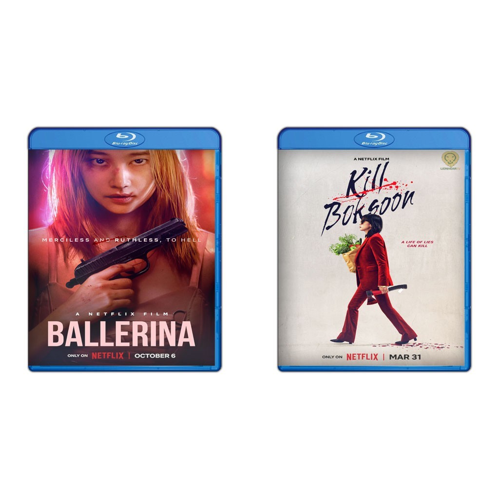 DVD Ballerina (2023) + DVD Kill Boksoon (2023)