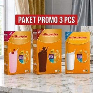 MilkcowPlus Paket Hemat 3 pcs Susu Full Cream Susu Gemuk Badan Dan Tinggi Anak