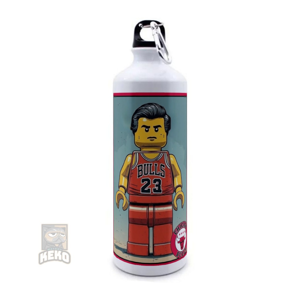เครื่องเล่นบาสเก็ตบอล Chicago Bull Lego Figure Sport Bottle