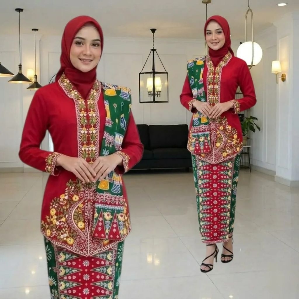 ENCIM EMBROIDERED KEBAYA SET//LAST ENCIM KEBAYA//ADULT ENCIM KEBAYA