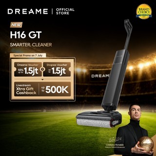 [New Arrival] Dreame H16GT Wet & Dry Vacuum Cleaner | Vacuum & Pel Sekaligus | 23,000Pa Powerful Suction | Ultra Slim 9.9cm Lie-Flat Design | Self Cleaning