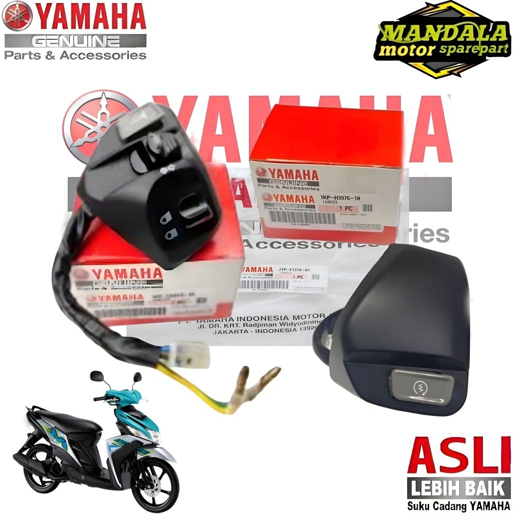 SWITCH HANDLE 1 & 3 COVER RIGHT LEFT SWITCH MIO SOUL GT 115 MIO M3 125 1KP-H3973-00/10 1KP-H3976-00/