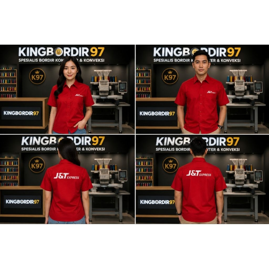 KEMEJA JNT Express Shirt/JNT Express Uniform Top/JNT Express Pdh Shirt