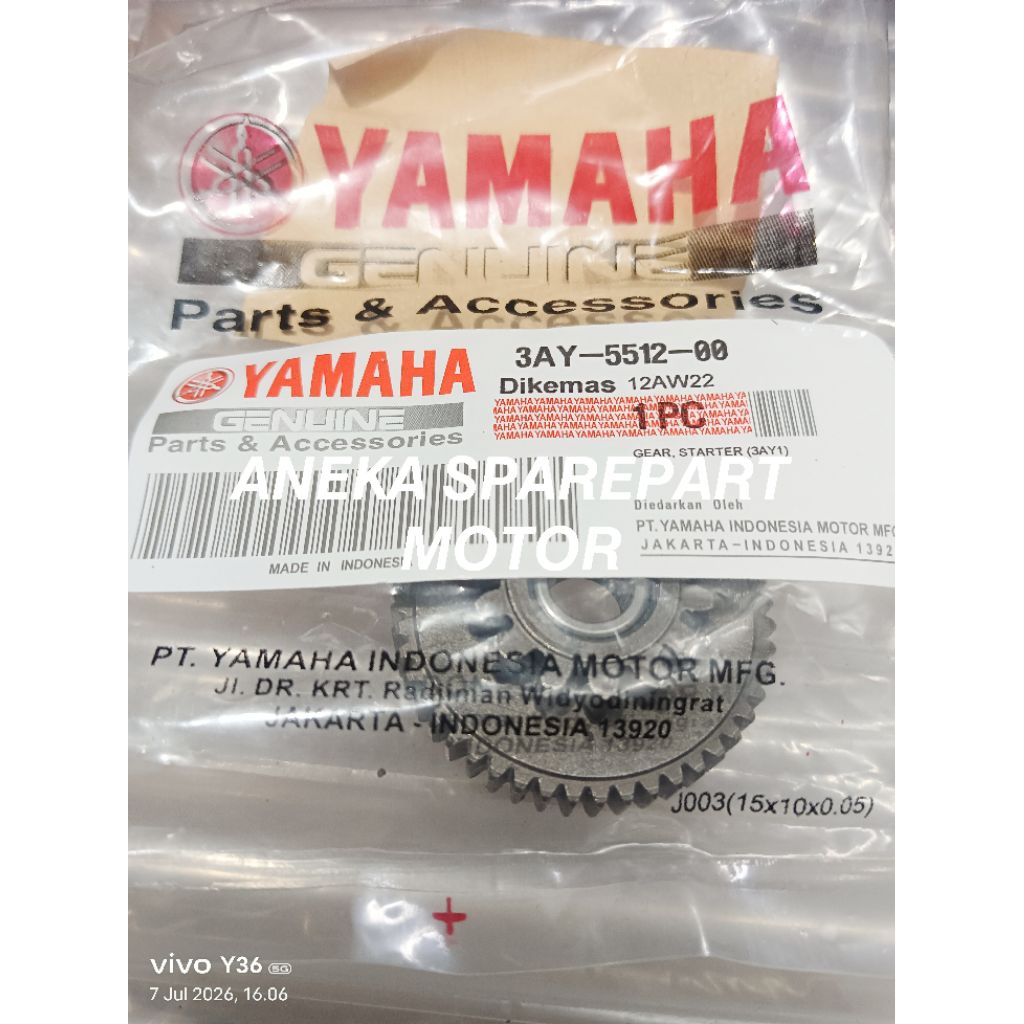 บังคับ 1ZR F1ZR SIGMA ALAFA 3AY STATER GEAR