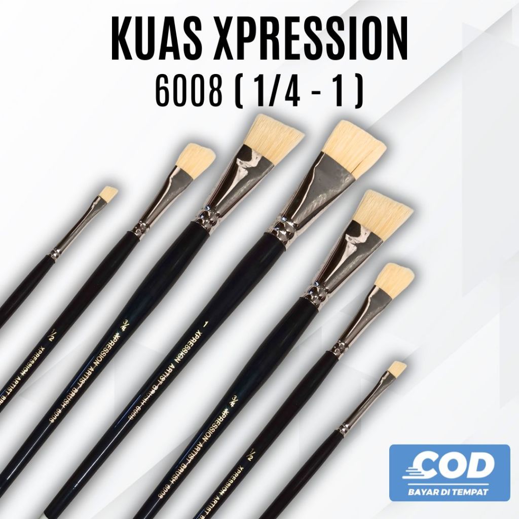 SINGAPORE XPRESSION 6008 PAINTING BRUSH - แปรงทาสีแบรนด์ XPRESSION
