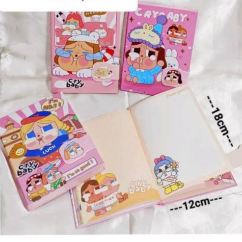 HARDCOVER MAGNET AGENDA หนังสือ BAWASLU CRY BABY HARDCOVER หนังสือ CBB CBB หนังสือน่ารัก ทันสมัย AGE