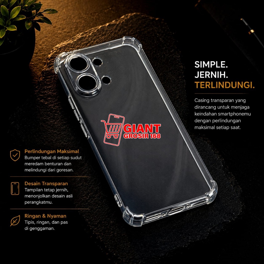 VIVO Y05 VIVO Y11D VIVO Y31D VIVO Y31D PRO VIVO T5 5G CASE CLEAR CRACK PREMIUM CLEAR SILICONE TRAILE