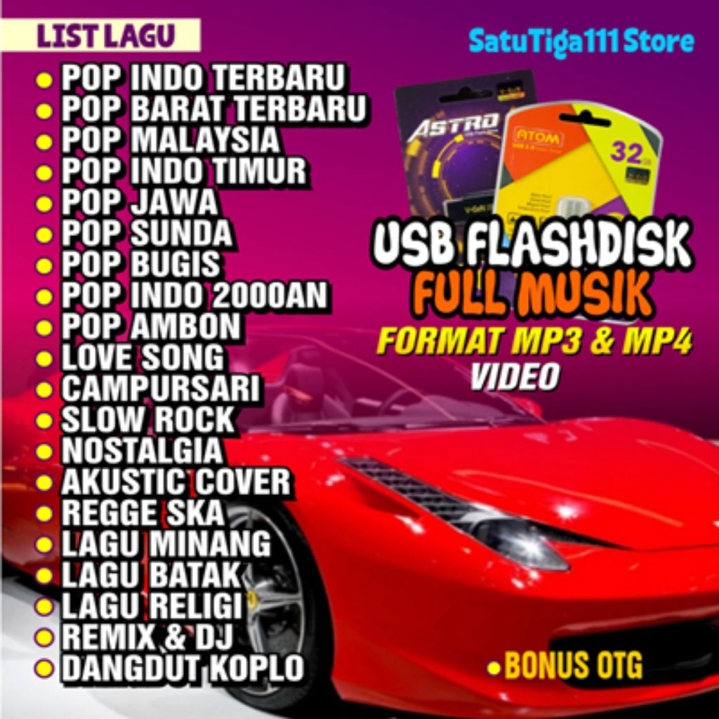 FLASHDISK CONTAINING MIXED MP3 SONGS - FLASHDISK CONTAINING MP3 SONGS - FLASHDISK CONTAINING THE LAT