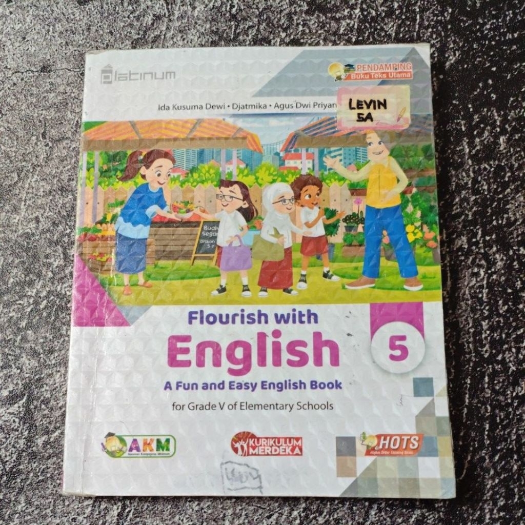 หนังสือ Flourist พร้อมสํานักพิมพ์ Platinum เกรด 5 ภาษาอังกฤษ