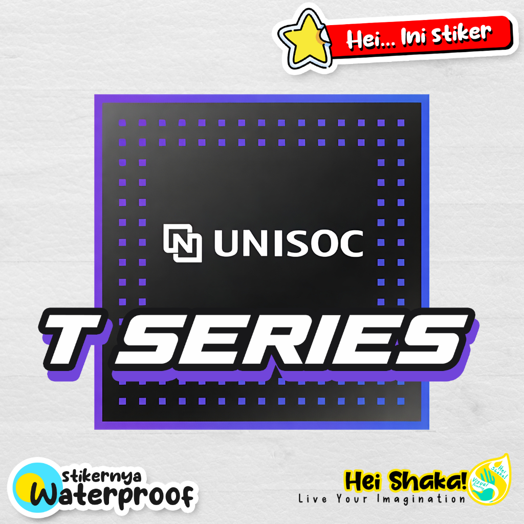 SOC UNISOC T Series สติกเกอร์ Android โปรเซสเซอร์ T7250 T8300 T610 Gaming วัสดุไวนิลกันน้ํา