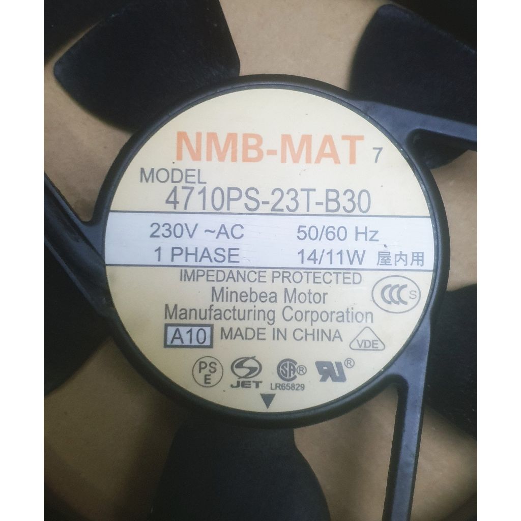 FAN NMB-MAT 4710PS-23T-B30 AC 230 VOLT