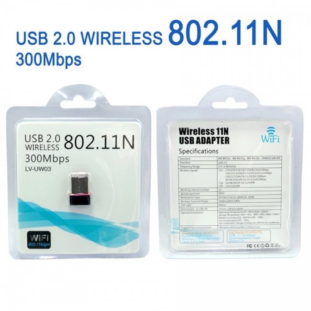 USB WIFI ไร้สาย ADAPTER NETWORK USB WIFI DONGLE