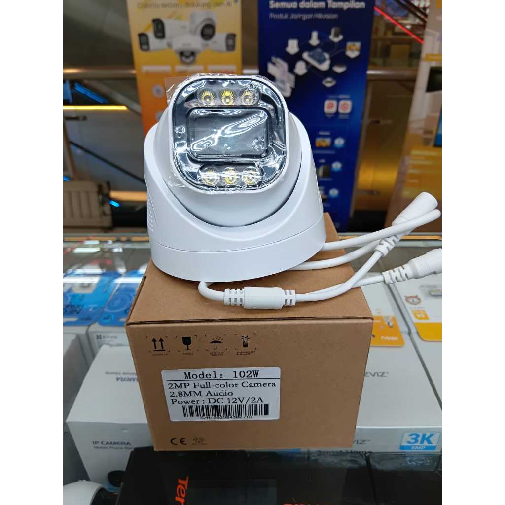 กล้องกล้องวงจรปิดในร่ม AHD 2MP Xmeye Colorvu Audio