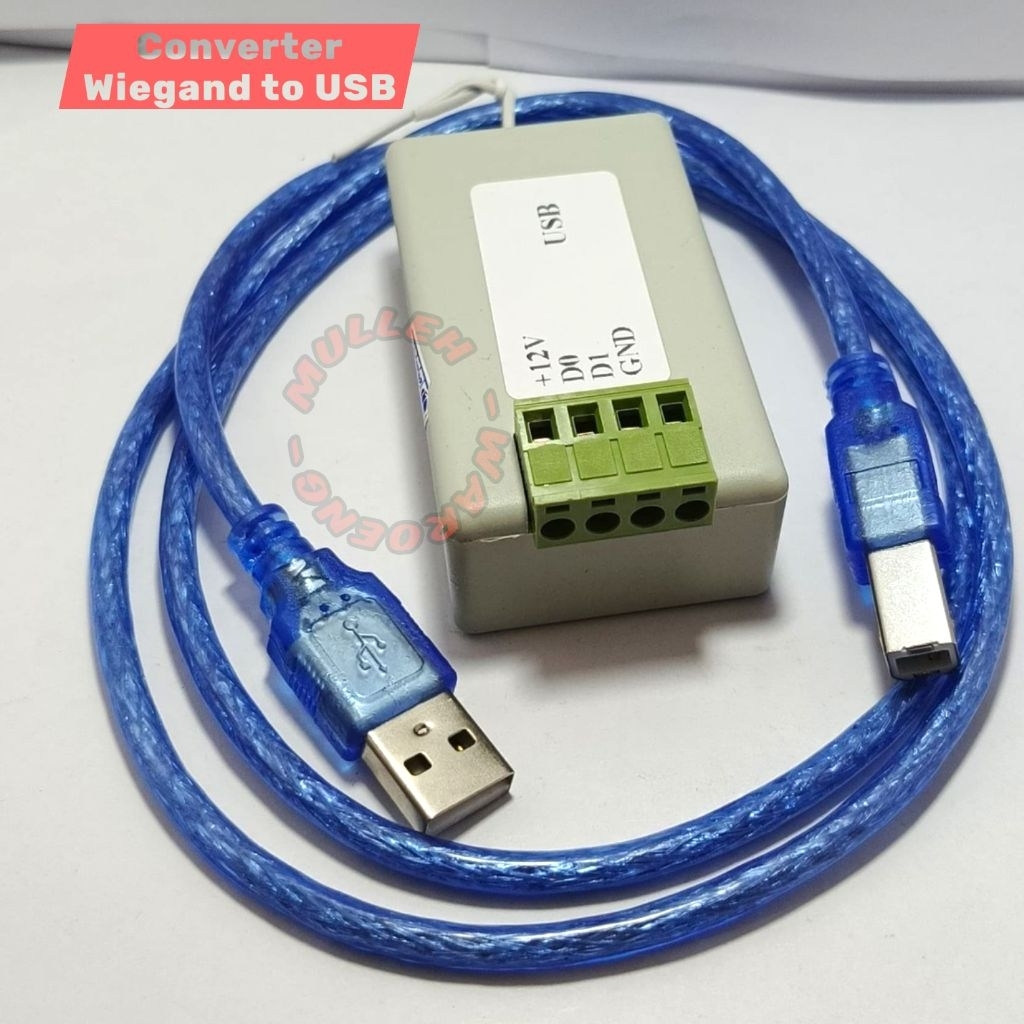 Wiegand WG 26/34 Reader เป็นพอร์ต USB Wiegand RS232 Access Control Converter
