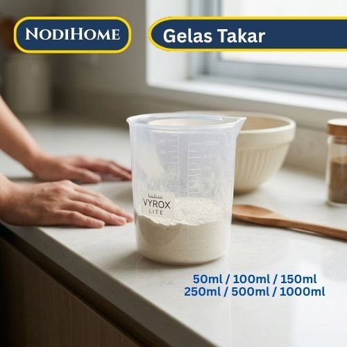 ถ้วยแก้วตวงพลาสติกขนาดต่างๆ 50ml 100ml 150ml 250ml 500ml 1000ml