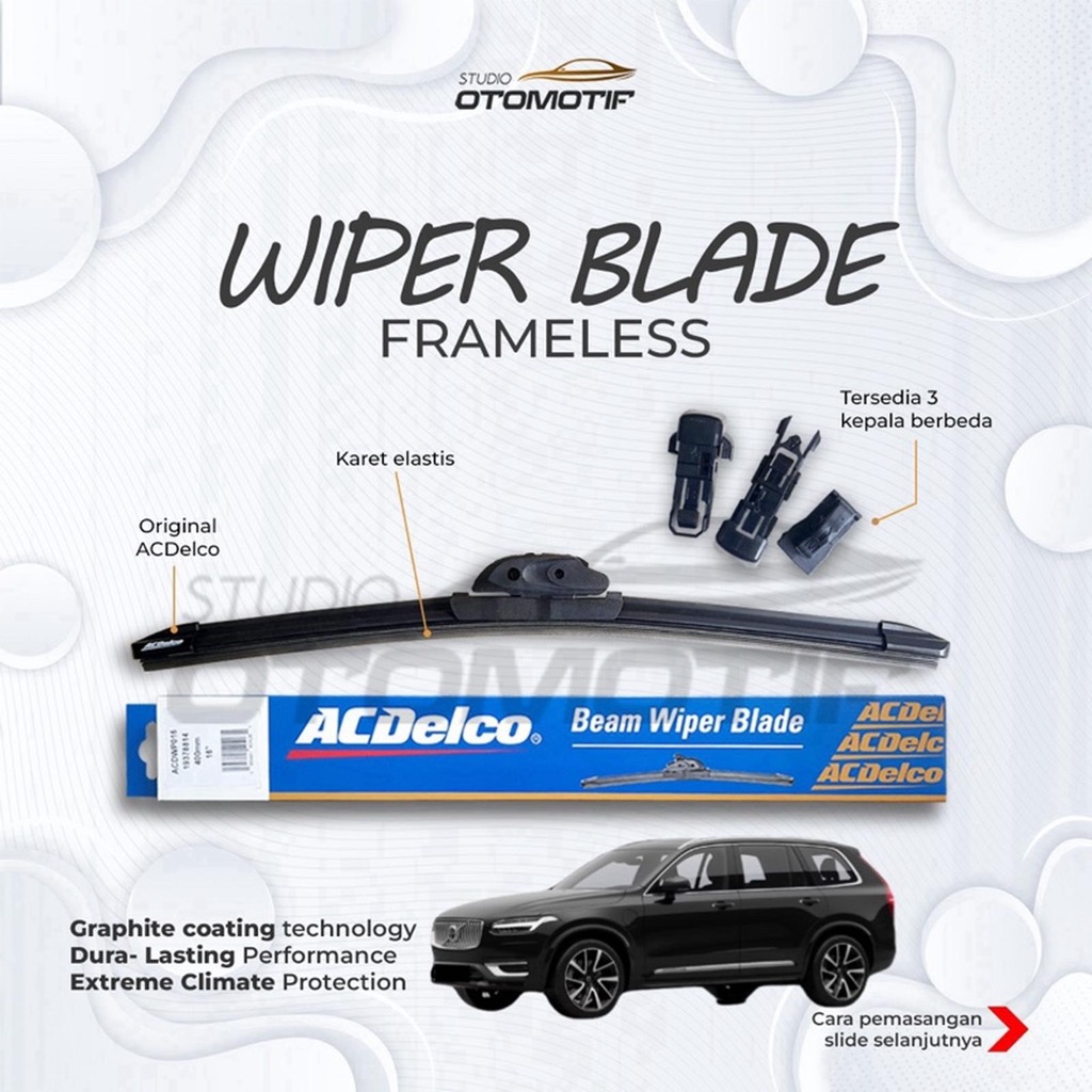 WIPER XC90 XC 90 Facelift 2025 ACDELCO 24-20 BEAM FRAMELESS