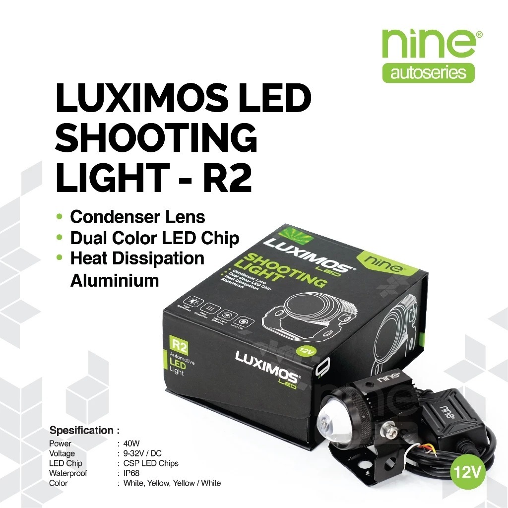 ไฟ LED SHOOTING R2 LUXIMOS NINE