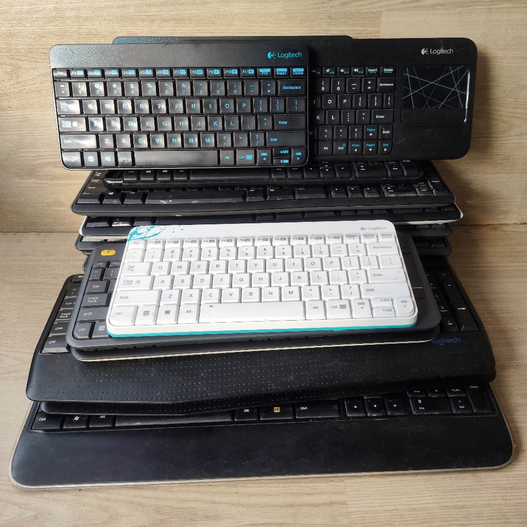 LOGITECH คีย์บอร์ดไร้สาย โลจิเทค – วัสดุบริการ / อะไหล่