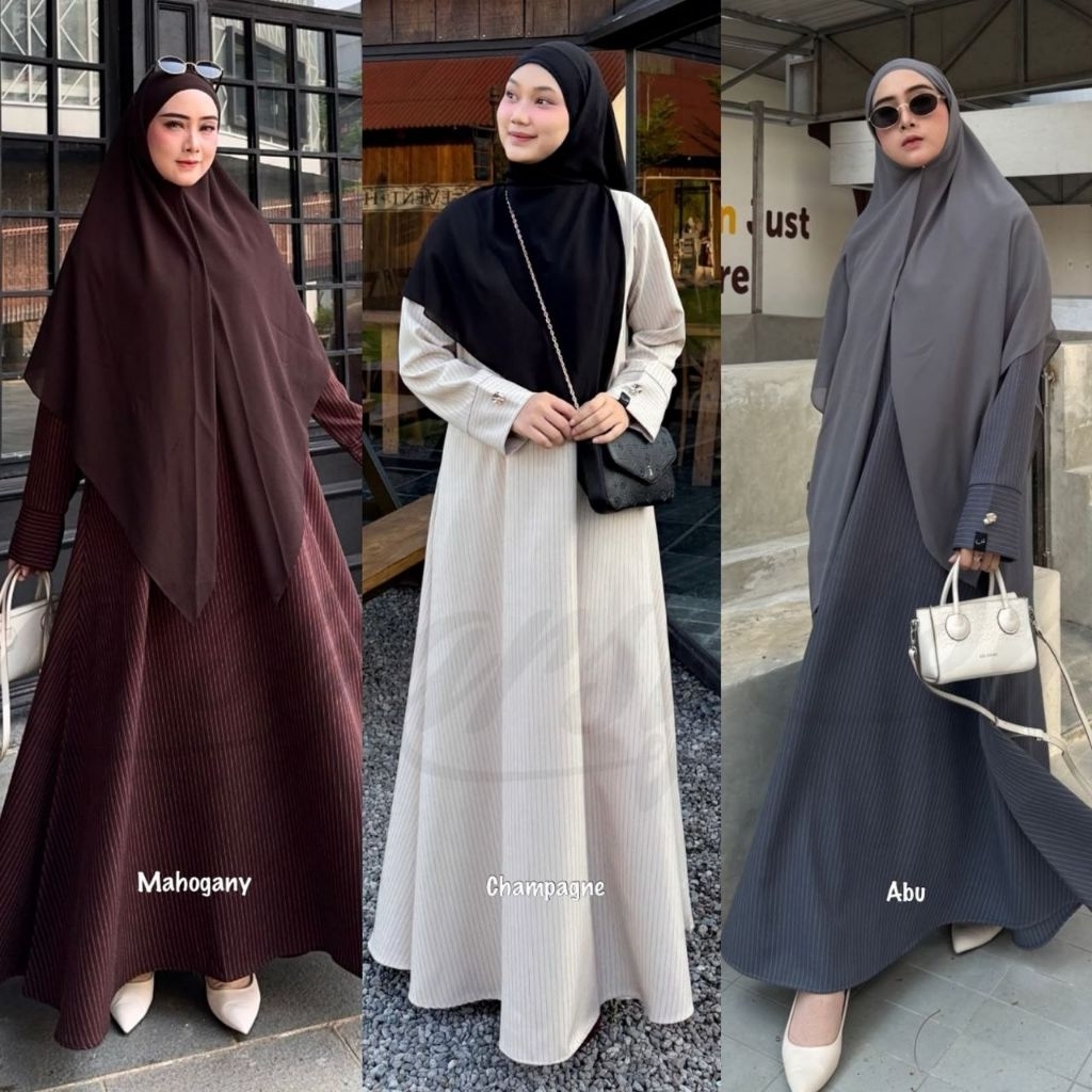 DOHA SET KHIBAN TRIANGLE SYARI BY ARSY HIJAB