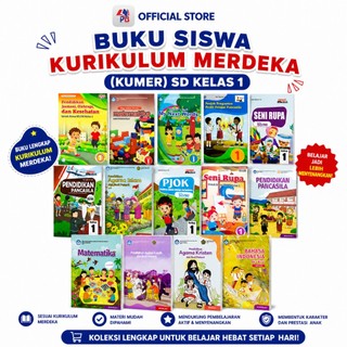 Buku Kurikulum Merdeka SD MI Kelas 1 – Bahasa Indonesia: Aku Bisa! / Matematika: Belajar Bersama Temanmu / Pendidikan Agama Islam & Budi Pekerti / My Next Words Grade 1 - Student's Book For Elementary School / Pendidikan Jasmani KEMENDIKBUD - KMD