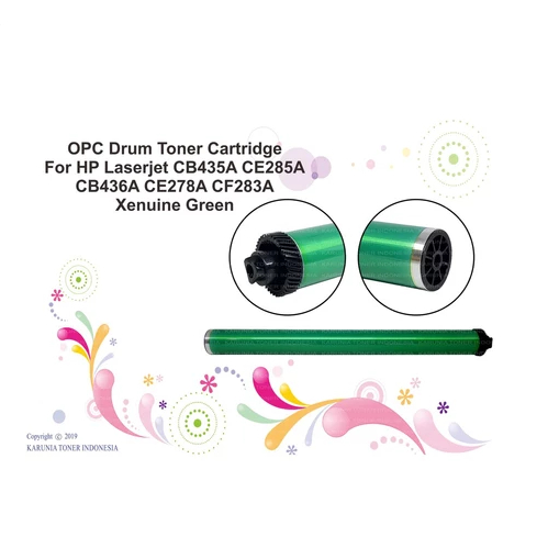 OPC กลอง HP CE285A 85A P1102 P1102w M1132 M12 1102 P1102W สีเขียว