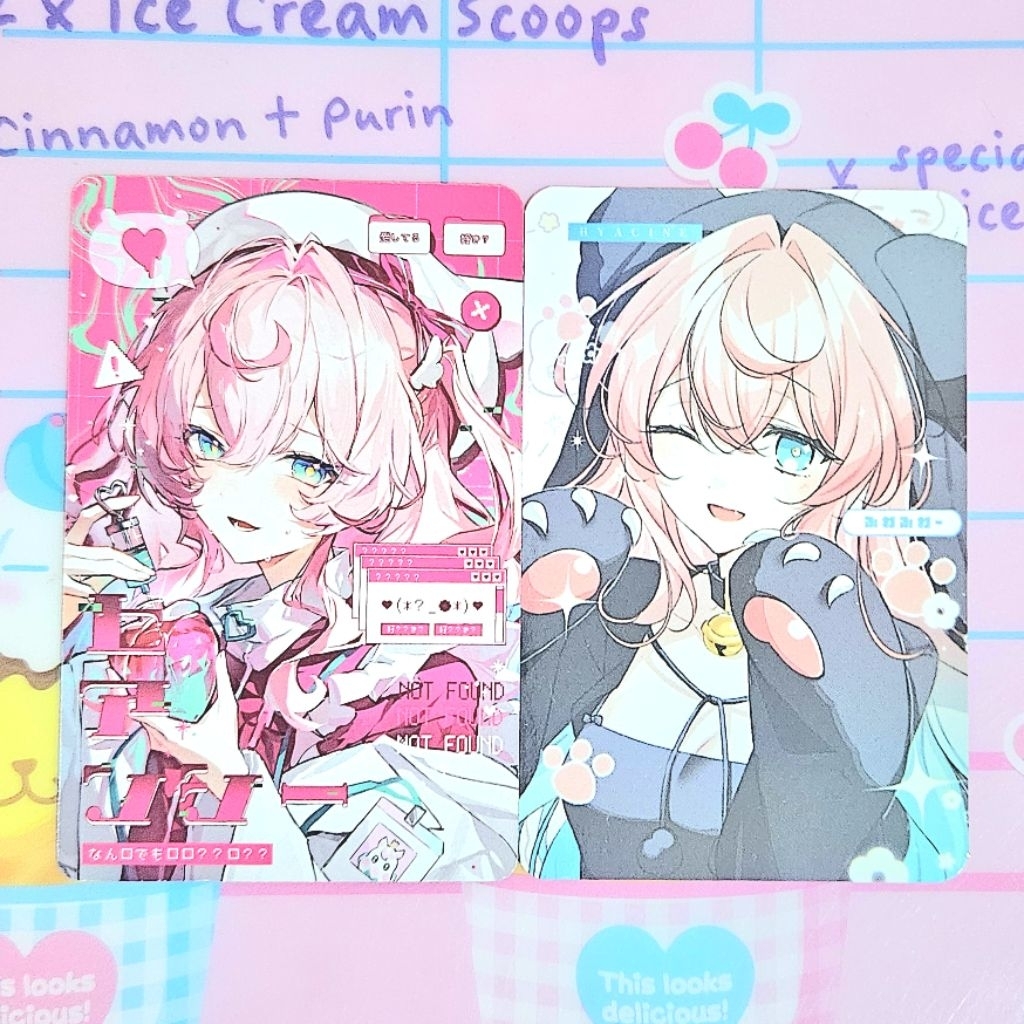 Hsr Honkai Star Rail Hyacine Fanmade Photocard Set