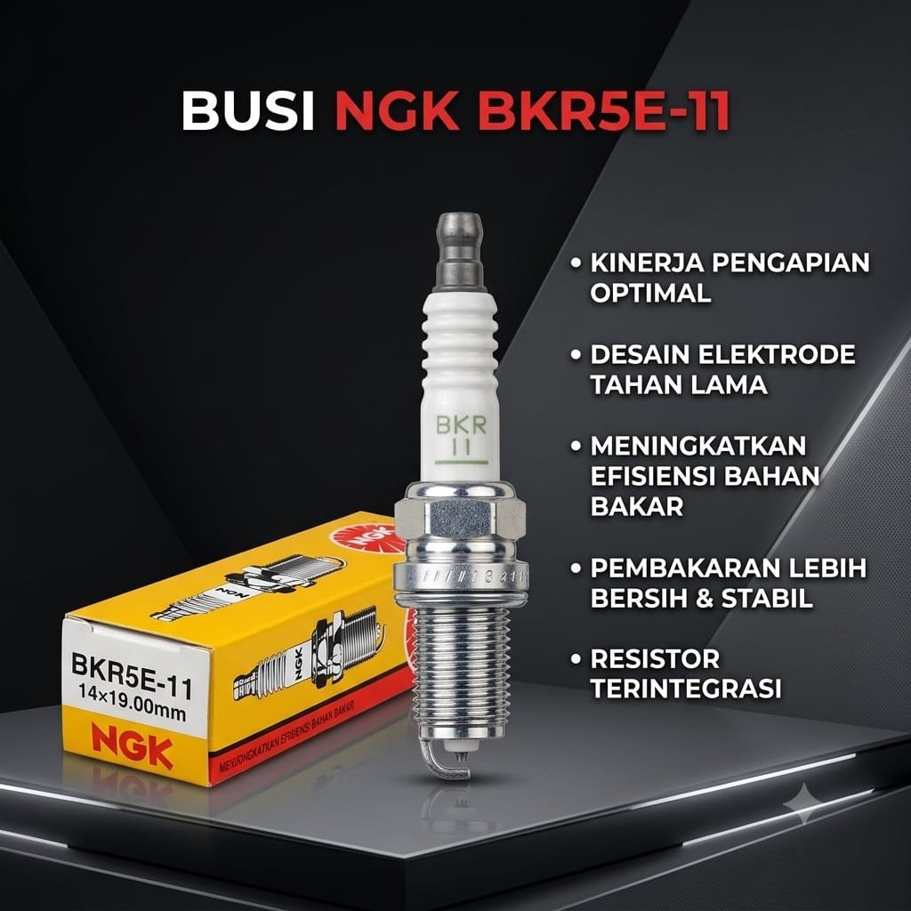 หัวเทียนมาตรฐาน NGK BKR5E-11 สําหรับ SUBARU Legacy 2000cc 1998-2004