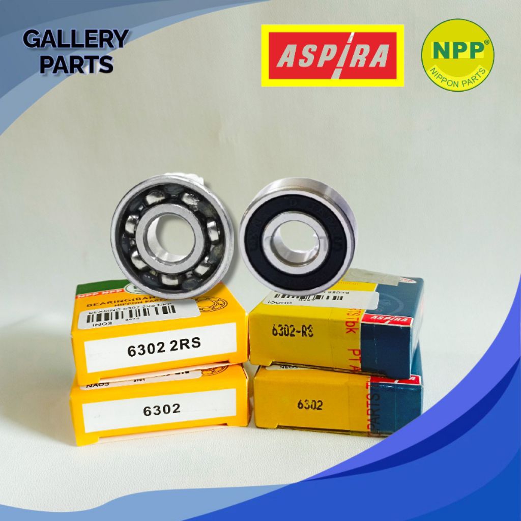 BEARING LAHER 6302 & 6302-RS NPP ASPIRA